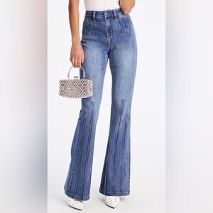 Women's Blue Flared Jeans